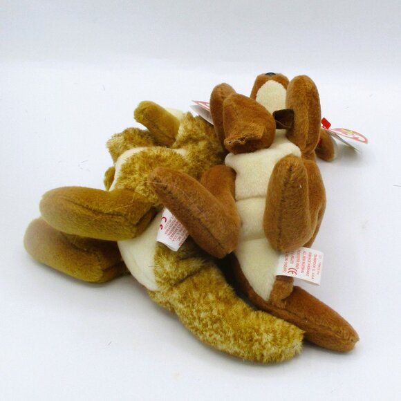 Lot Of 2 Ty Beanie Babies Kangaroos  Willoughby & Pouch New With Tags - Picture 3 of 4